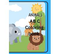 Animals A B C coloring book