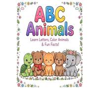Animals A to Z colouring book for kids: Fun Alphabet Animal Coloring Pages for Ages 3-8