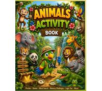 Animals Activity Book: Explore the Jungle