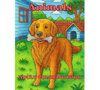 Animals: Adult Coloring Book