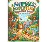 animals adventure coloring book