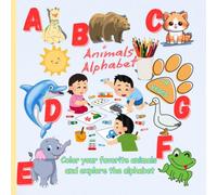 Animals Alphabet from A to Z Coloring Book:: Fun & Educational Coloring Pages with Animals and Alphabet for Children +4 years
