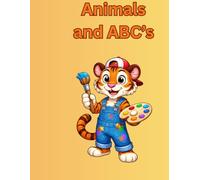 Animals and ABC's: Childrens educational colouring book