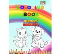 Animals and Coloring Adventures: Over 90 Fun Drawings and 10 Easy Mazes for Kids Ages 2-5