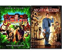 Animals and Historical Figures Come to Life: Night at the Museum 1 & Jumanji Double DVD Feature