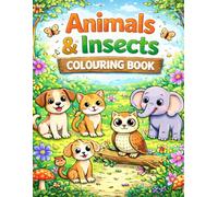 Animals And Insects Colouring Book