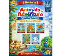 Animals and Nature Coloring Book 5 Themes in 1: Animal Coloring Book for Toddlers Ages 3-6 with Easy Pages | insect explorers, pet pals, bird bonanza, safari adventure, arctic animals