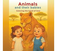 Animals and Their Babies - coloring the Bond of Love: Coloring book with animals and their babies - Educational activity for children 3-6 years old