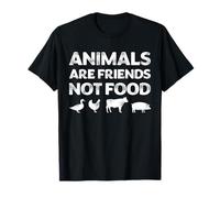 Animals Are Friends Not Food Vegans Vegetarians - Camiseta de regalo Camiseta