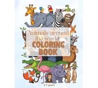 Animals Around the World Coloring Book