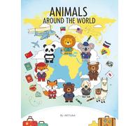 Animals Around the World: Traditional Costumes Coloring Book for Kids: Fun Cultural Journey Through Coloring - Learn About Countries and Their Outfits! (ARTizbek Coloring Book Collection)