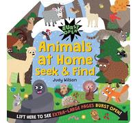 Animals at Home: Seek & Find; 12 Huge Fold-out Spreads (Burst Open)