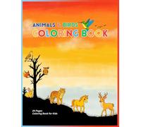 Animals & Birds Coloring Book