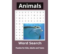 Animals Book Search Puzzle: Word Searches with Easy to Read Print about Animals, All kinds on Animals across world and More | 6x9 Inches, 110 pages | ... for Vacations, Holidays and Free Times