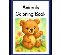 Animals Coloring and Tracing Book: Animals Coloring and Tracing Book Printable | 3 Sizes 5x7 8.5x11 A4 | Word Tracing Worksheets | Toddler Busy Book | Preschool PDF