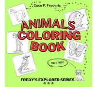 Animals Coloring Book: Cute and Educational with Colorable Letters for better Word and Picture Association