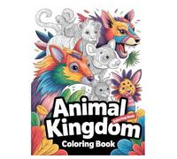 Animals Coloring Book for Adults: A Wild Journey of Relaxation with Beautiful Wildlife, Majestic Creatures, and Intricate Forest Scenes for Stress ... calm with dozens of detailed animal designs.