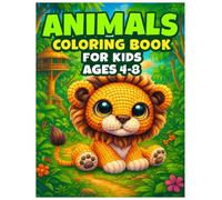 Animals Coloring Book for Kids Ages 4-8: A Fun and Educational Animal-Themed Coloring Book Filled with Cute, Easy-to-Color Illustrations Designed to ... and Confidence in Young Artists Ages 4-8.