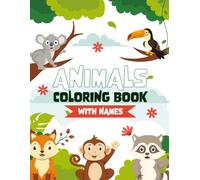 Animals Coloring Book With Names