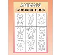 Animals Coloring Booklet: Cute & Realistic Animals Coloring Book: Stress-Relief Art for Kids & Adults, total page count is =33, page size is =7.5x9.25