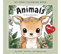 Animals - Cute Baby Animals Coloring Book: For Toddlers Ages 1-3 (Line of Quiet)