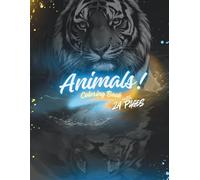 Animals! Exotic and cute animal coloring book with 24 pages