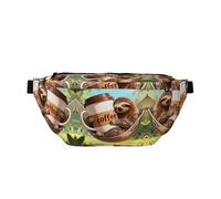 Animals in A Hammock - Riñonera para correr, soporte para teléfono sin rebote para gimnasio, bolsa cruzada impermeable con correa ajustable