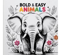Animals in Flowers: A Coloring Book for Adults