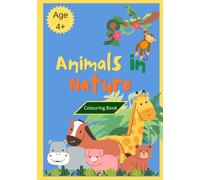 Animals in nature: colouring book