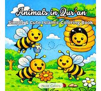 Animals in Qur'an: Simple & Cute Islamic Coloring Book