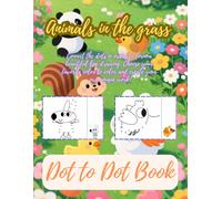 Animals in the grass Books, Dot To Dot Coloring books for Adults Relaxation, 50 drawings and the book is 8.5*11 inches in size.Dots:Fox, Spiders, ... koalas, ducks, swans, dogs, zebras,lion.