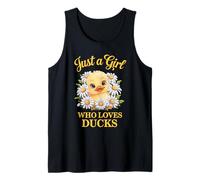 Animals Just A Girl Who Loves Ducks Animals Duck Lover Kids Camiseta sin Mangas