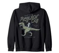 Animals Just A Regular Day Gato Dinosaurio Divertido Sudadera con Capucha