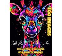 ANIMALS MANDALA COLORING BOOKS: Amazing Animals: Adult Coloring Book, Stress Relieving Mandala Animal Designs