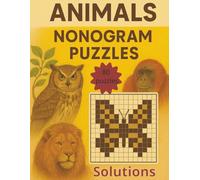 Animals Nonogram Puzzles: Animal nonogram puzzles | Activity Books | 8.5x11 in