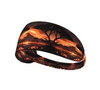 Animals of the African Savannah - Bandas elásticas antideslizantes que absorben el sudor para mujeres y hombres, diadema de entrenamiento para gimnasio, correr, yoga, tenis