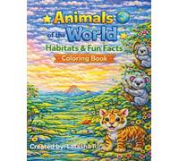 Animals of the World: Habitats & Fun Facts Coloring Book
