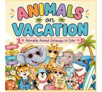 Animals On Vacation: Adorable Animal Getaways to Color