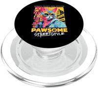 Animals - Pawesome Street Style Cat Art PopSockets PopGrip para MagSafe