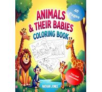 Animals & Their Babies Coloring Book