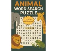 Animals & Wildlife Word Search Puzzle Book: Word Searches with Easy to Read Print about Animals, Wildlife and Nature | 6x9 inches, 150+ pages, 75 ... | Gift for Animal Lovers and Puzzle Fans