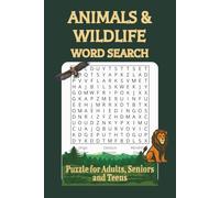 Animals & Wildlife Word Search: Stress Relief & Relaxation with Animal-Themed Large Print Word Searches | 50+ Fun & Engaging Puzzles | 6” x 9” | 110 ... A Perfect Gift for Nature and Wildlife Lovers