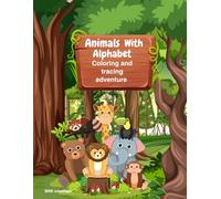 Animals with Alphabet Coloring and tracing adventure