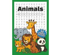 Animals Word Search: All Ages Word Search Puzzle Book with Easy to Read Print about Mammals, Birds, Reptiles, Fish, and More | 6 x 9 inches, 151 pages | 50 puzzles ... Gift for Vacations, Holidays, and Free Times!