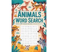 Animals Word Search Book | 20 Puzzles for Adults and Kids | Medium Difficulty: Compact-Grid Activity Companion for Toddlers 0-2 with Mother's Day Theme