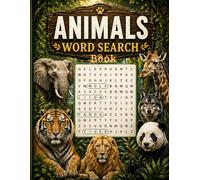 Animals Word Search Book: A Fun and Relaxing Collection of Animal-Themed Word Search Puzzles for All Ages