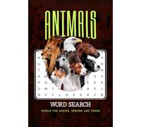 Animals Word Search Book: Word Searches with Easy to Read Print about Animals, zoo, Horse Racing and more | 6x9 inches, 110 pages | 50+ Puzzles ... Gift for holidays, Vacations and Free Times