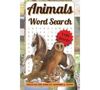 Animals Word Search: Explore the Animal Kingdom with 50+ Word Search Puzzles