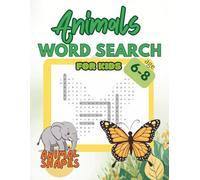 Animals Word Search for Kids Age 6-8: Shapes Edition Puzzle Book (Activity Books for Curious Kids)