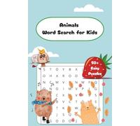 Animals Word Search for Kids: Animals Word Search for Kids | 50+ Easy and Fun Animals Word Find for ages 6 to 10 | 6 x 9 inches, 110 pages | 50 + Easy puzzles | Gift for Kids